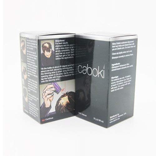 BellaVogue Coboki Hair Building Fiber Is Absolutely Natural & Unnoticeable Black, 25 Grams
