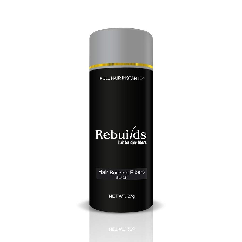 Rebuilds Hair Fibers, Black, 27g
