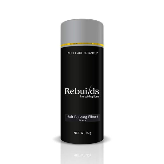Rebuilds Hair Fibers, Black, 27g